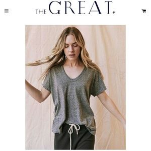THE GREAT. tshirt
